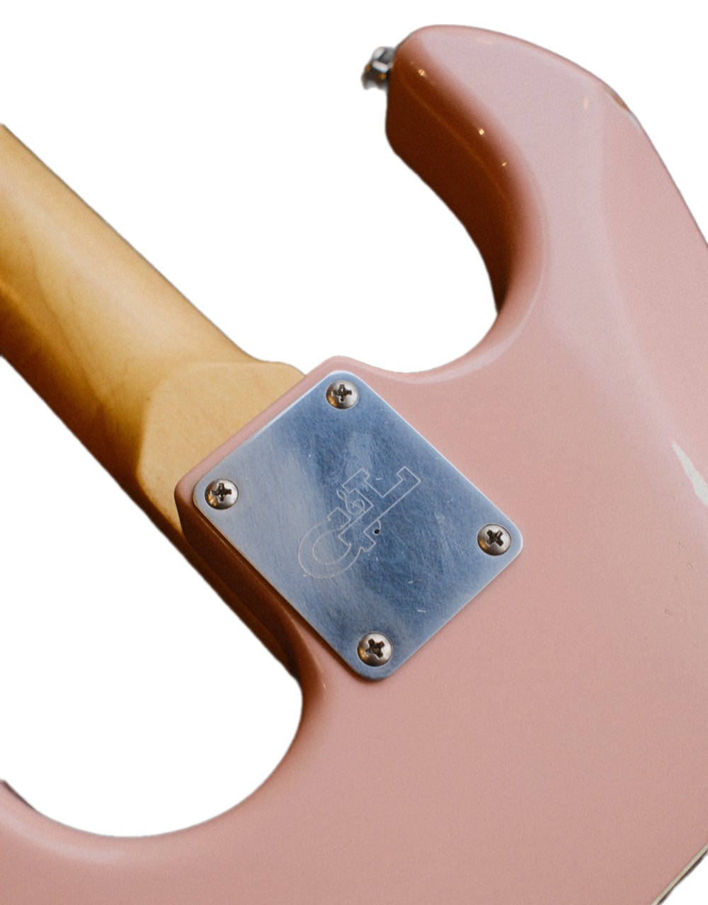 Электрогитара G&L Custom Shop Legacy SSZ RW Nitro Shell Pink