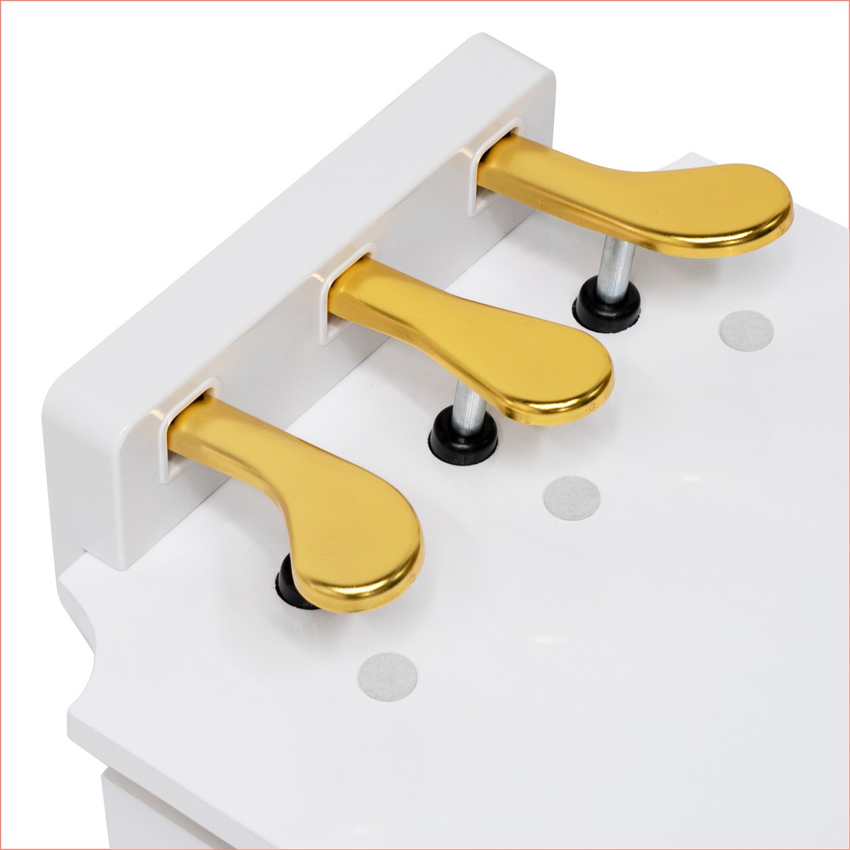 Подставка под ноги пианиста Rin LB-PRO3WH