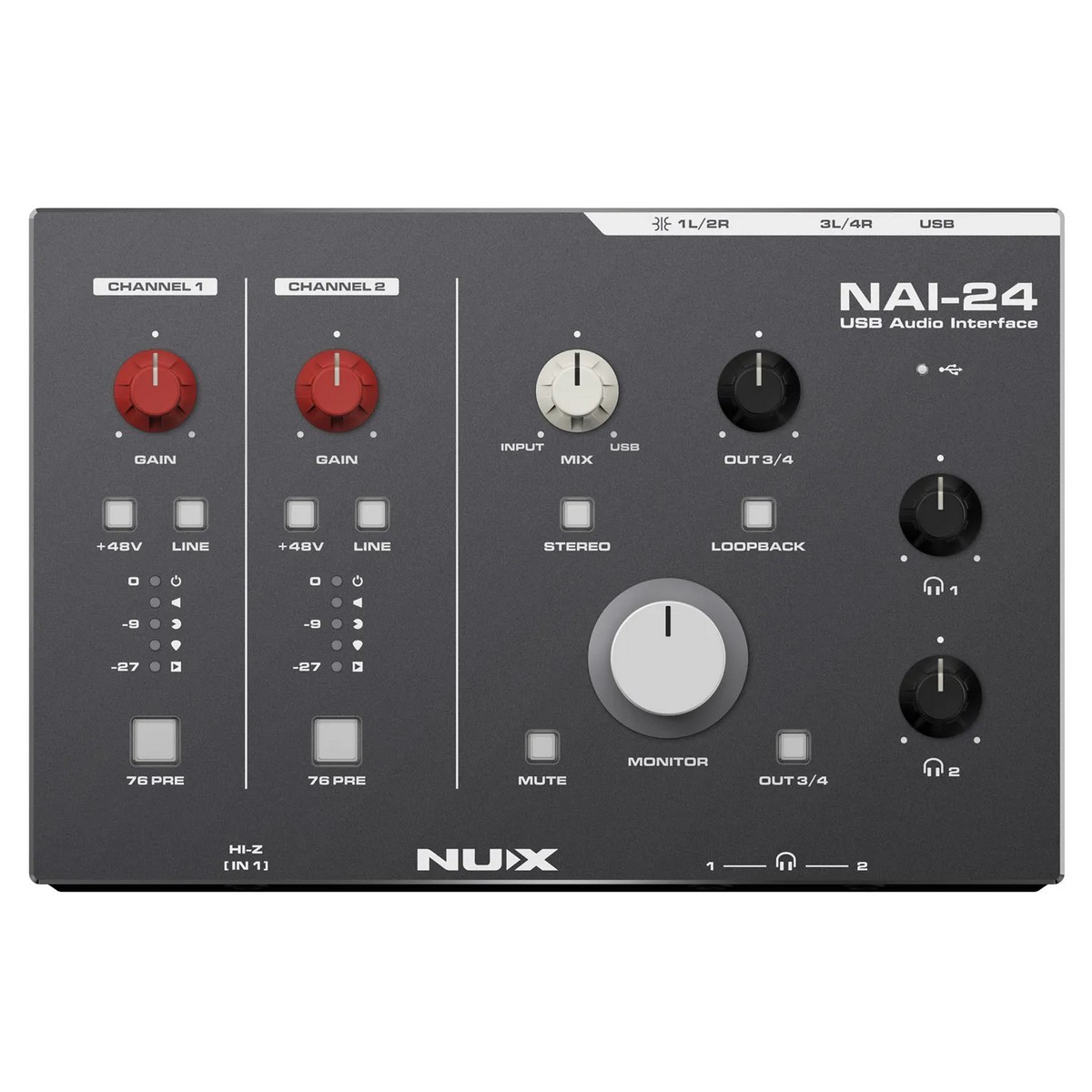 Аудиоинтерфейс NUX NAI-24
