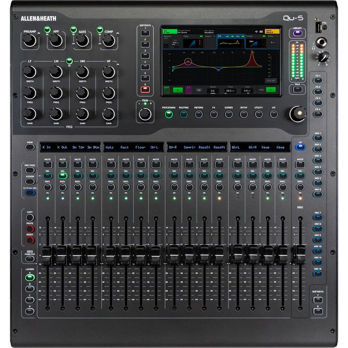 Цифровой микшер Allen&Heath QU-5 Console