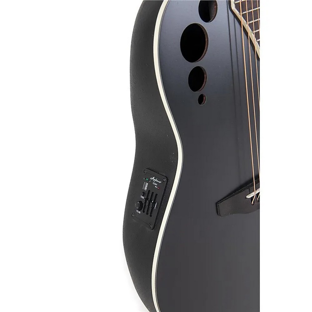 Электроакустическая гитара APPLAUSE AE44II-5S Elite Mid Cutaway Black Satin