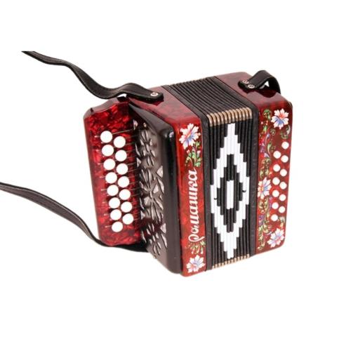 Гармонь Шуйская S20XL-C-RED "Ромашка" 15x12-I красная