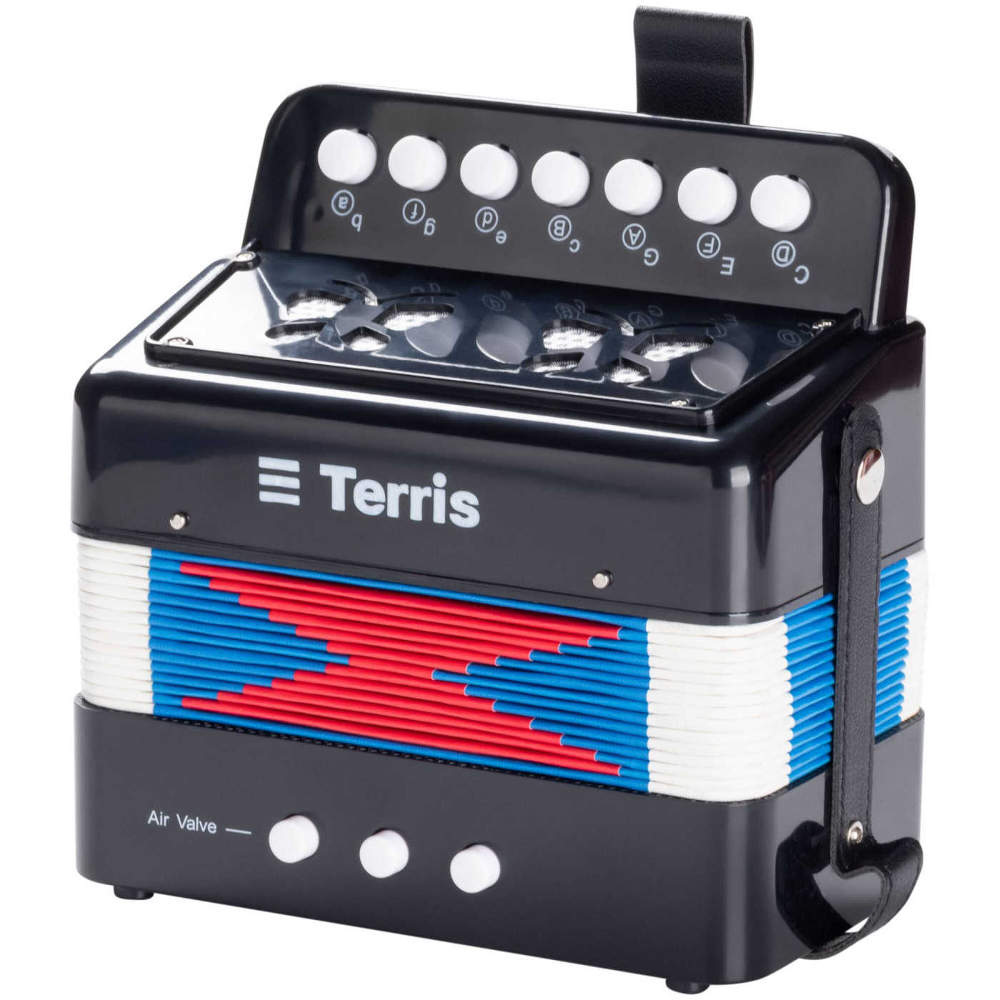 Гармошка детская TERRIS TB-7/2 BK-1