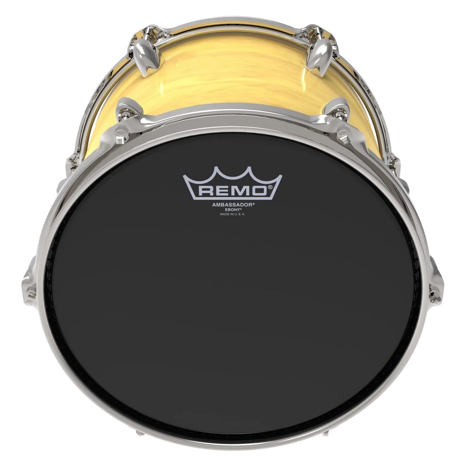 Пластик для барабана REMO ES-0015-00 Batter Ambassador Ebony