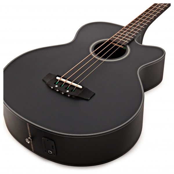 Акустическая бас-гитара Cort AB850F-BK-BAG Acoustic Bass Series