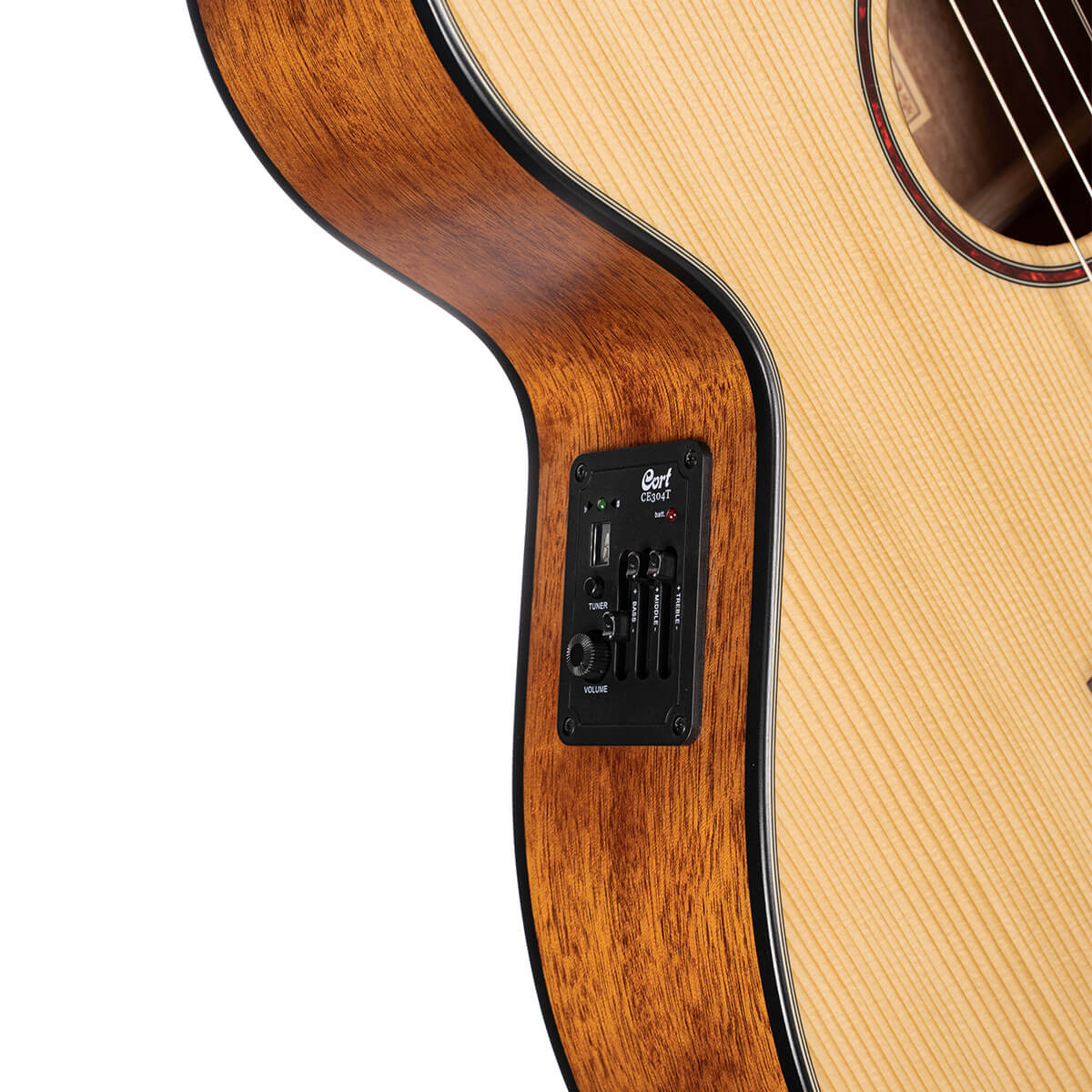 Электроклассическая гитара Cort CEC3-NS Classic Series