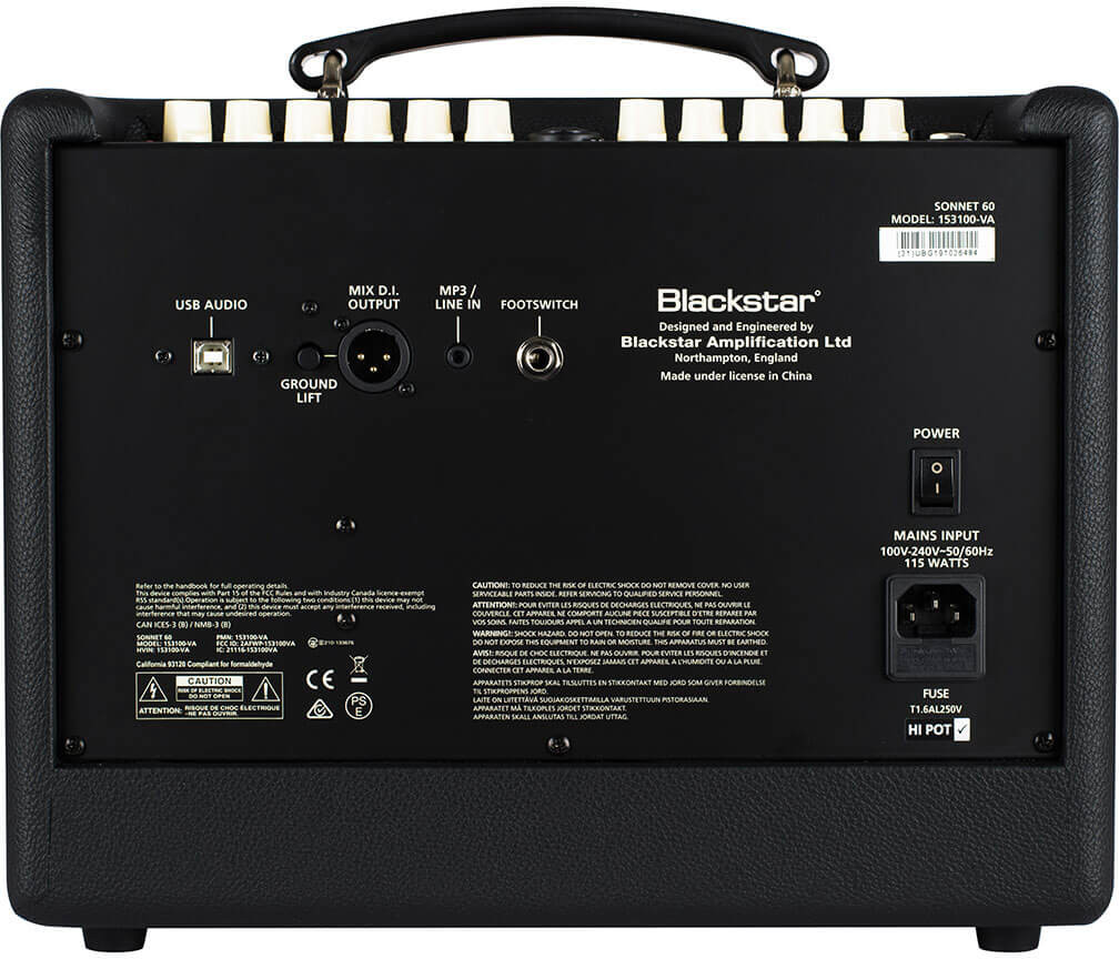 Комбоусилитель Blackstar Sonnet 60