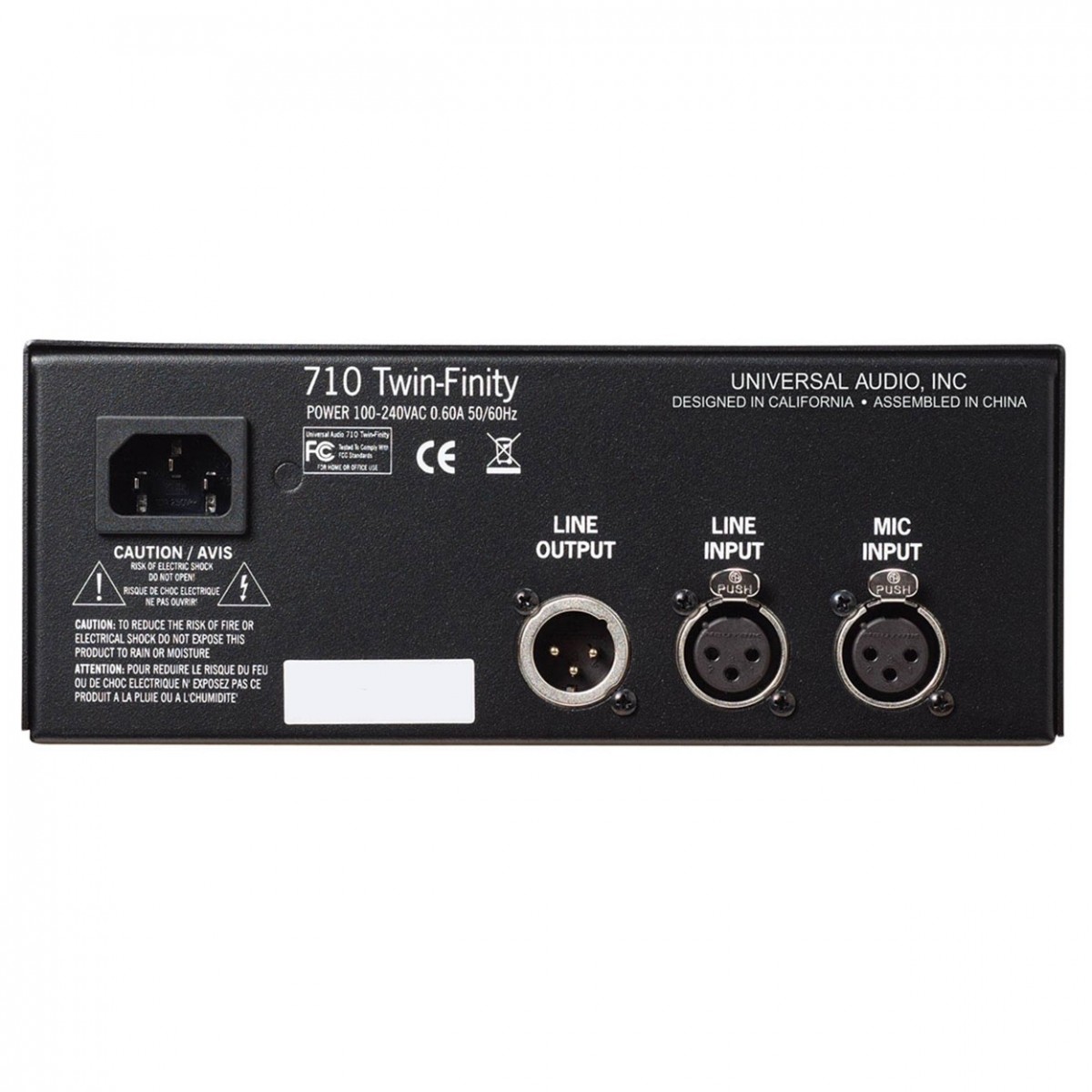 Предусилитель Universal Audio 710 Twin-Finity