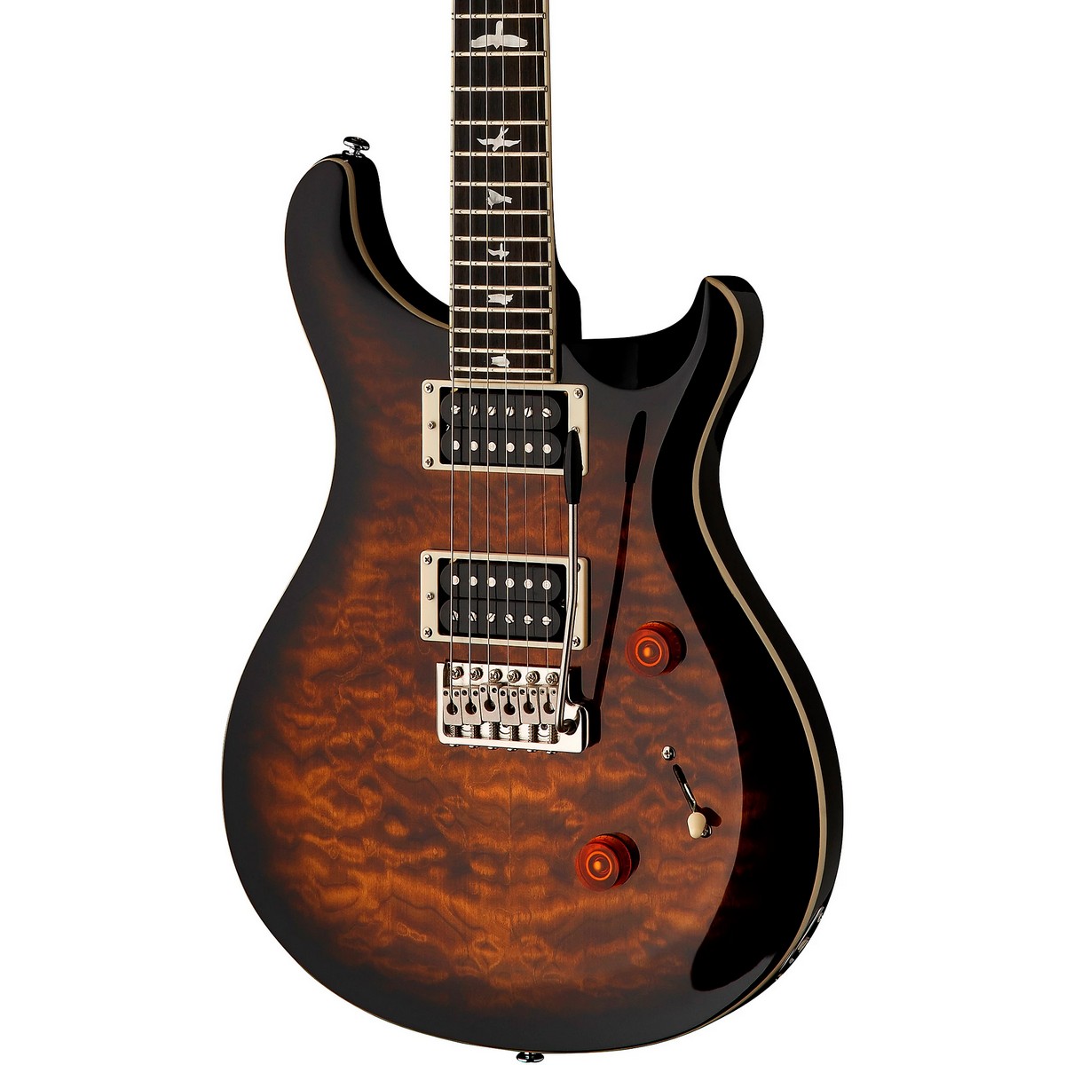 Электрогитара PRS SE Custom 24 Quilt Black Gold Burst