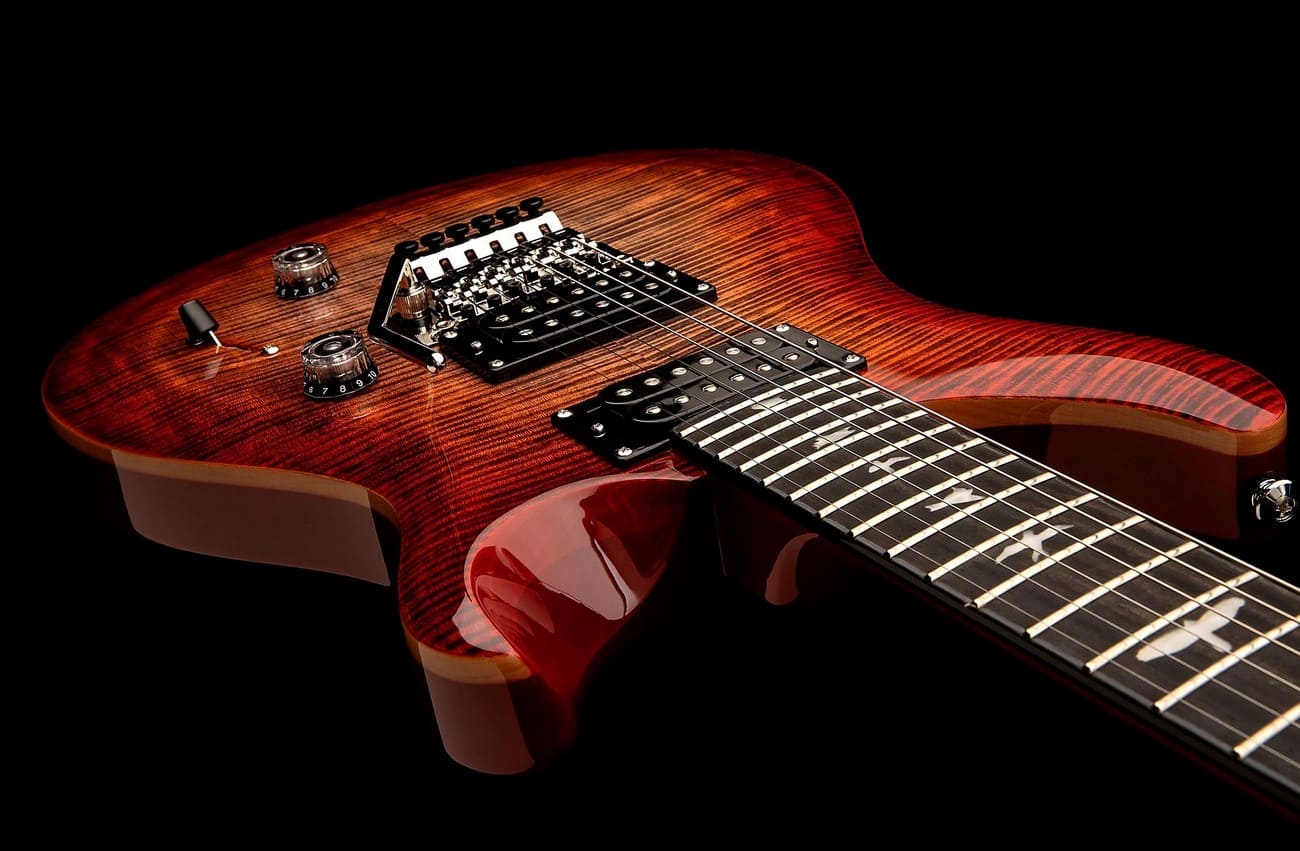 Электрогитара PRS SE Custom 24 Floyd Rose Charcoal Cherry Burst
