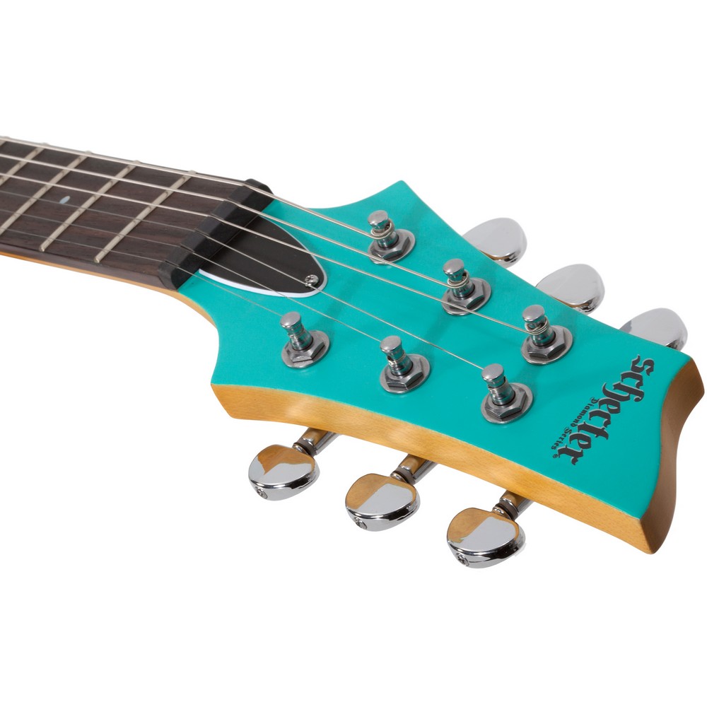 Электрогитара Schecter C-6 Deluxe SAQ Satin Aqua