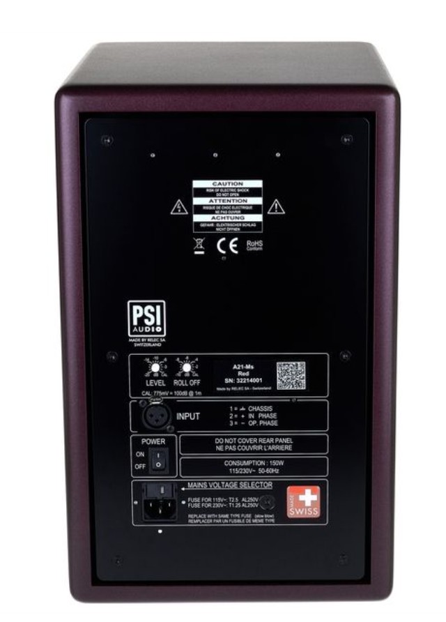 Студийный монитор PSI AUDIO A21-M Studio Red