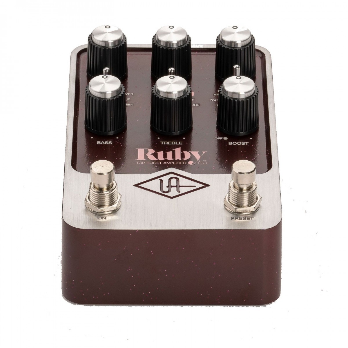 Педаль эффектов Universal Audio UAFX Ruby '63 Top Boost Amplifier