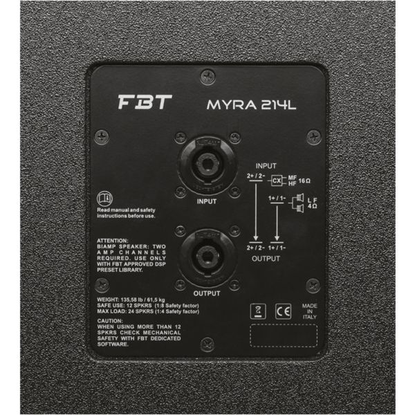Элемент линейного массива FBT MYRA 214L