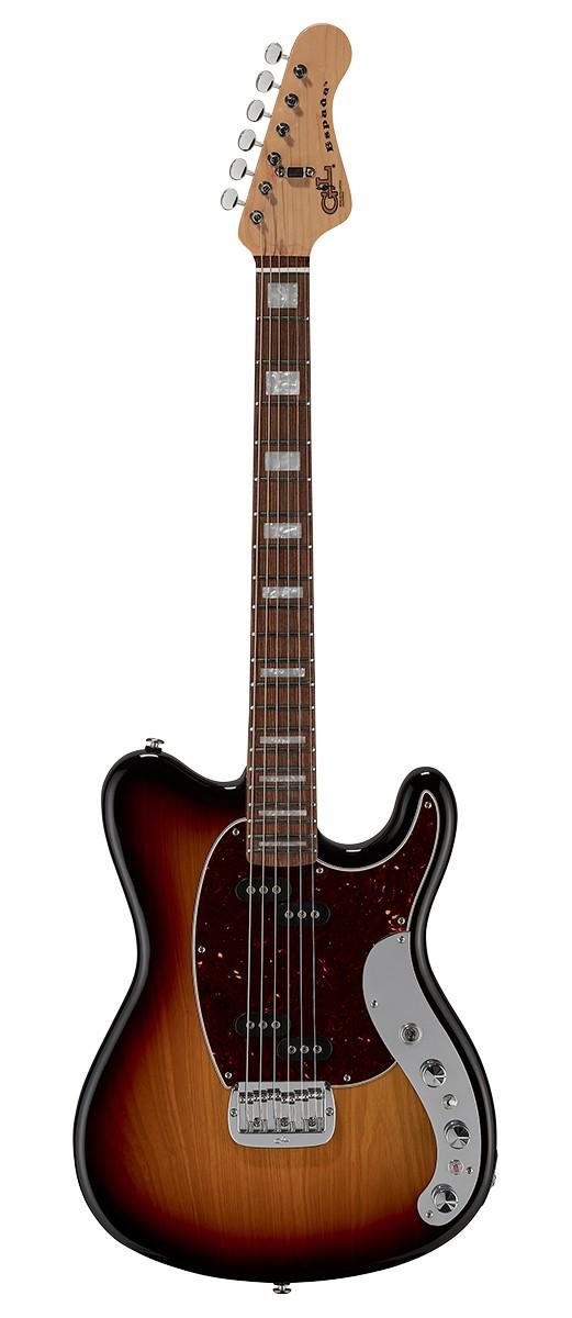 Электрогитара G&L CLF Espada 3-Tone Sunburst CR