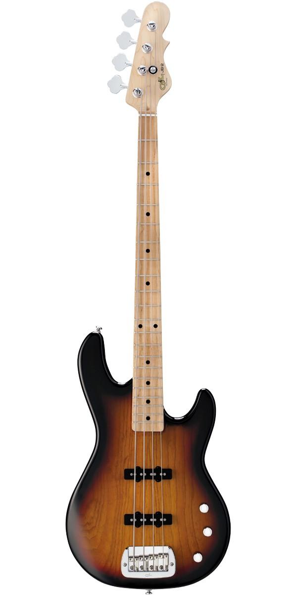 Бас-гитара G&L Tribute JB-2 3-Tone Sunburst MP Ash Poplar