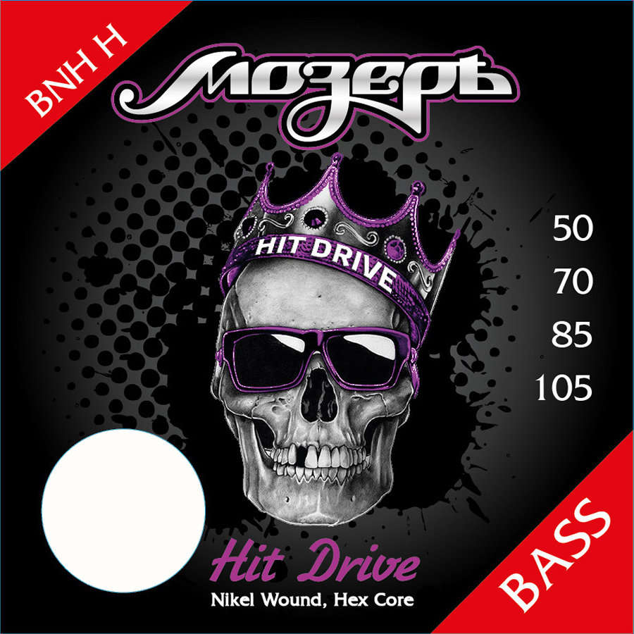 Струны для бас-гитары Мозеръ BNH-H Hit Drive