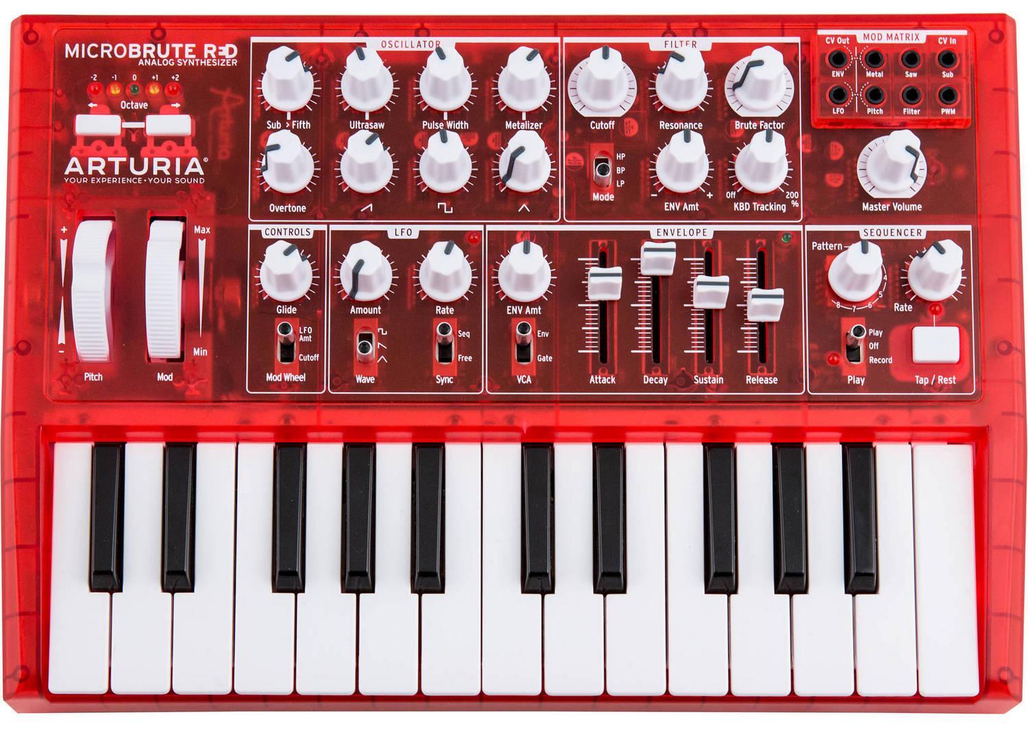 Синтезатор Arturia MicroBrute Red