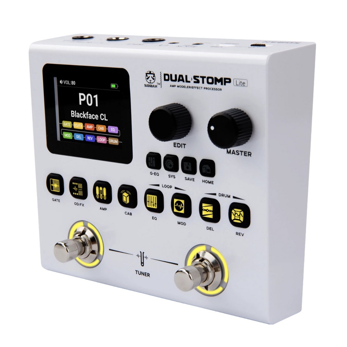 Гитарный процессор SORAN JME-02 Dual Stomp Lite