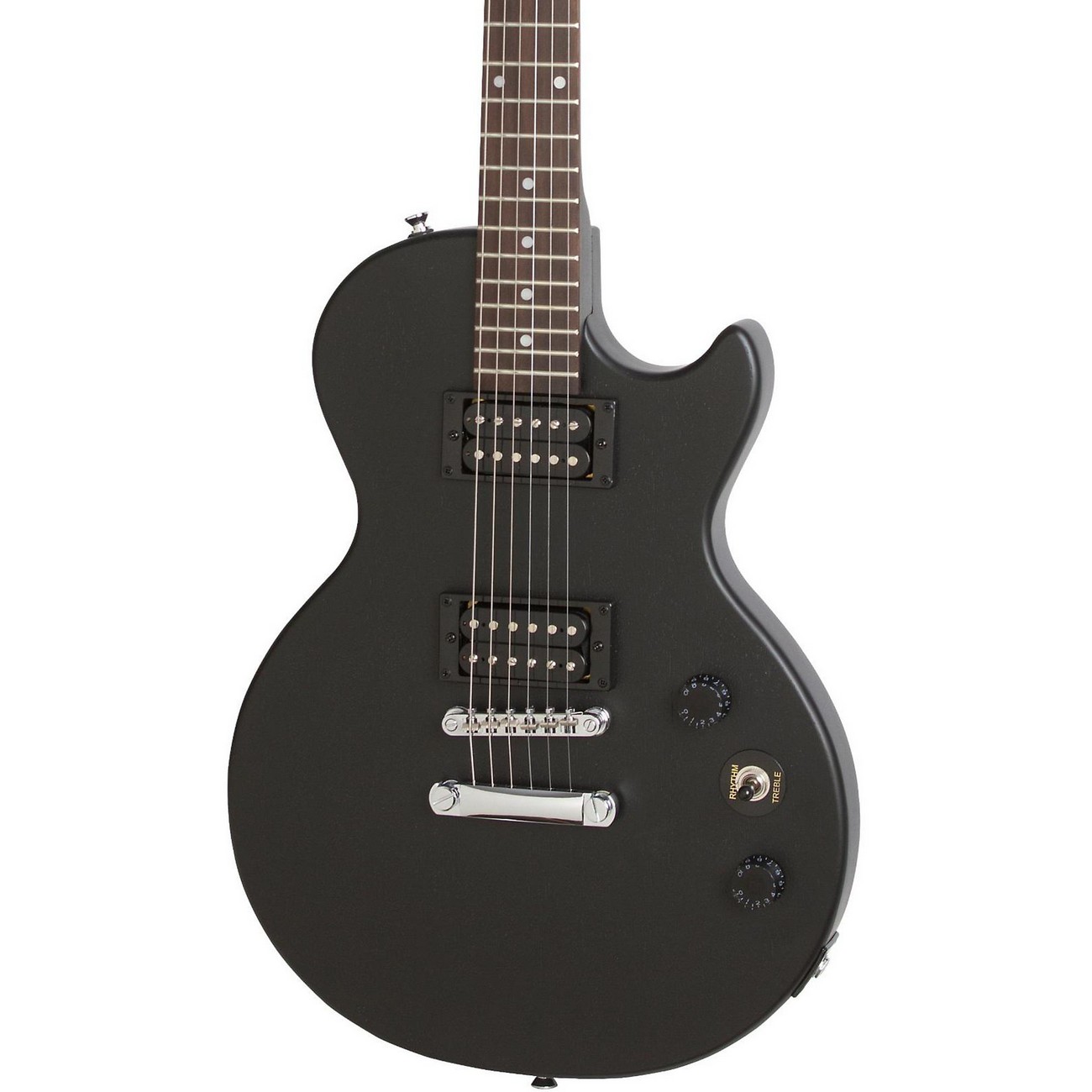 Электрогитара EPIPHONE Les Paul Special Satin E1 EBV Ebony Vintage