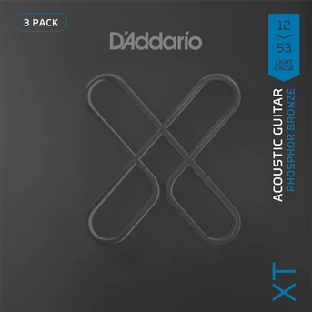 Струны для акустической гитары D'Addario XTAPB1253-3P