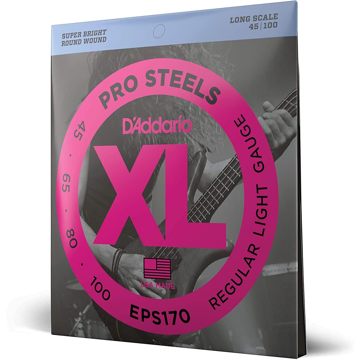 Струны для бас-гитары D'Addario EPS170