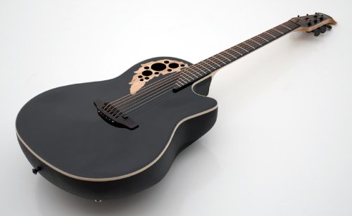 Электроакустическая гитара OVATION 1778TX-5GSM ELITE TX MID CUTAWAY, BLACK SPALTED