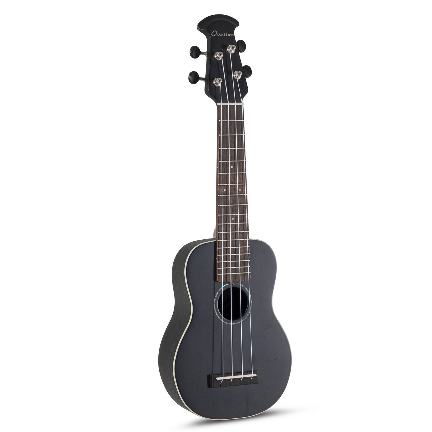 Электро-укулеле OVATION UCS10-5S Soprano Ukulele Celebrity Traditional Black Satin