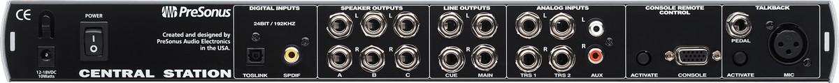 Контроллер студийных мониторов PreSonus Central Station PLUS