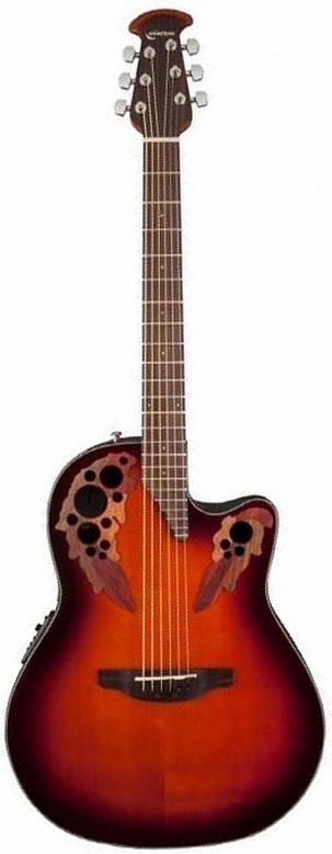 Электроакустическая гитара OVATION CE44-1 Celebrity Elite Mid Cutaway Sunburst