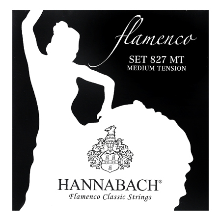 Струны для классической гитары Hannabach 827MT Black FLAMENCO