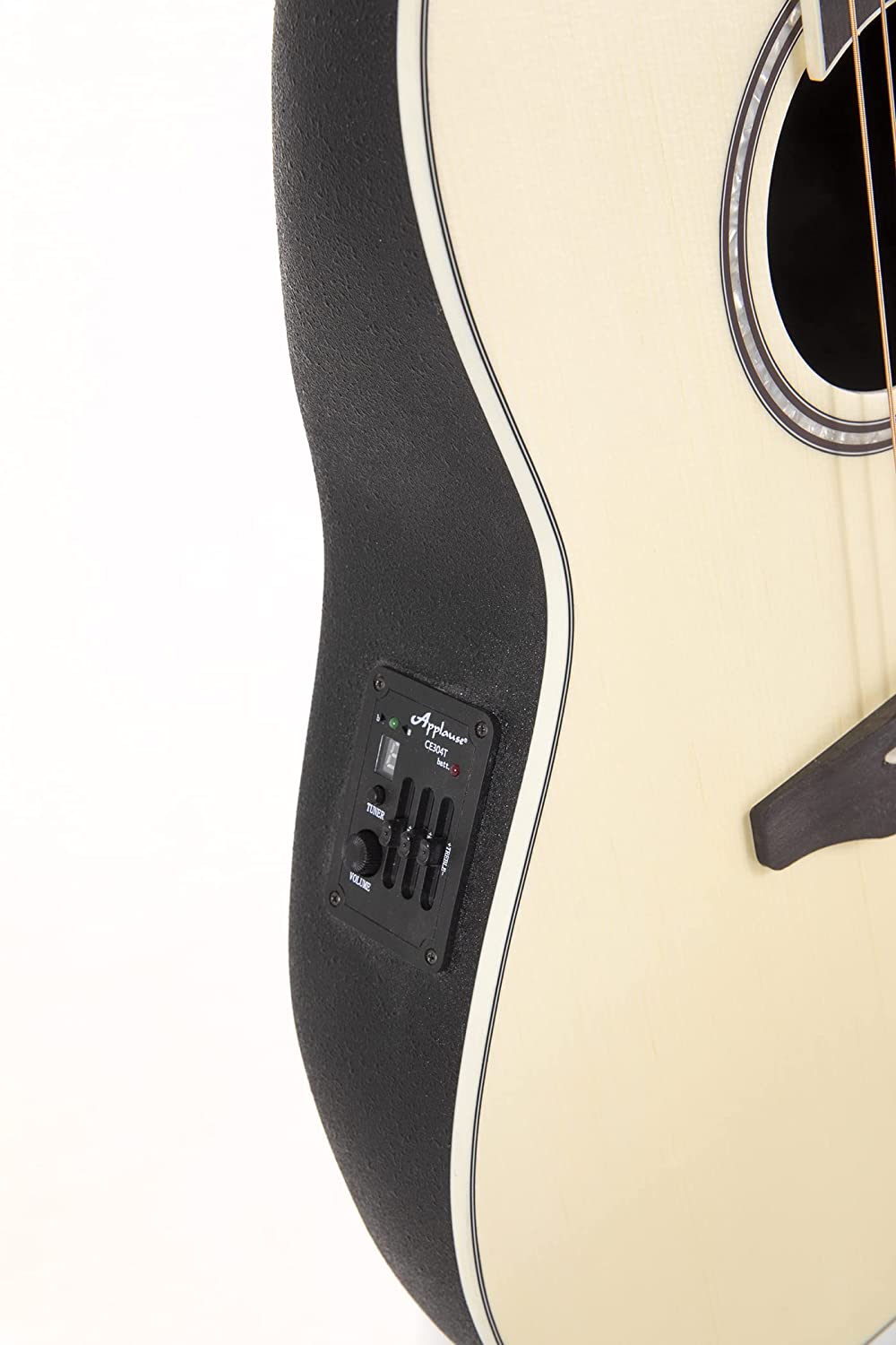 Электроакустическая гитара APPLAUSE AB24II-4S Balladeer Mid Cutaway Natural Satin