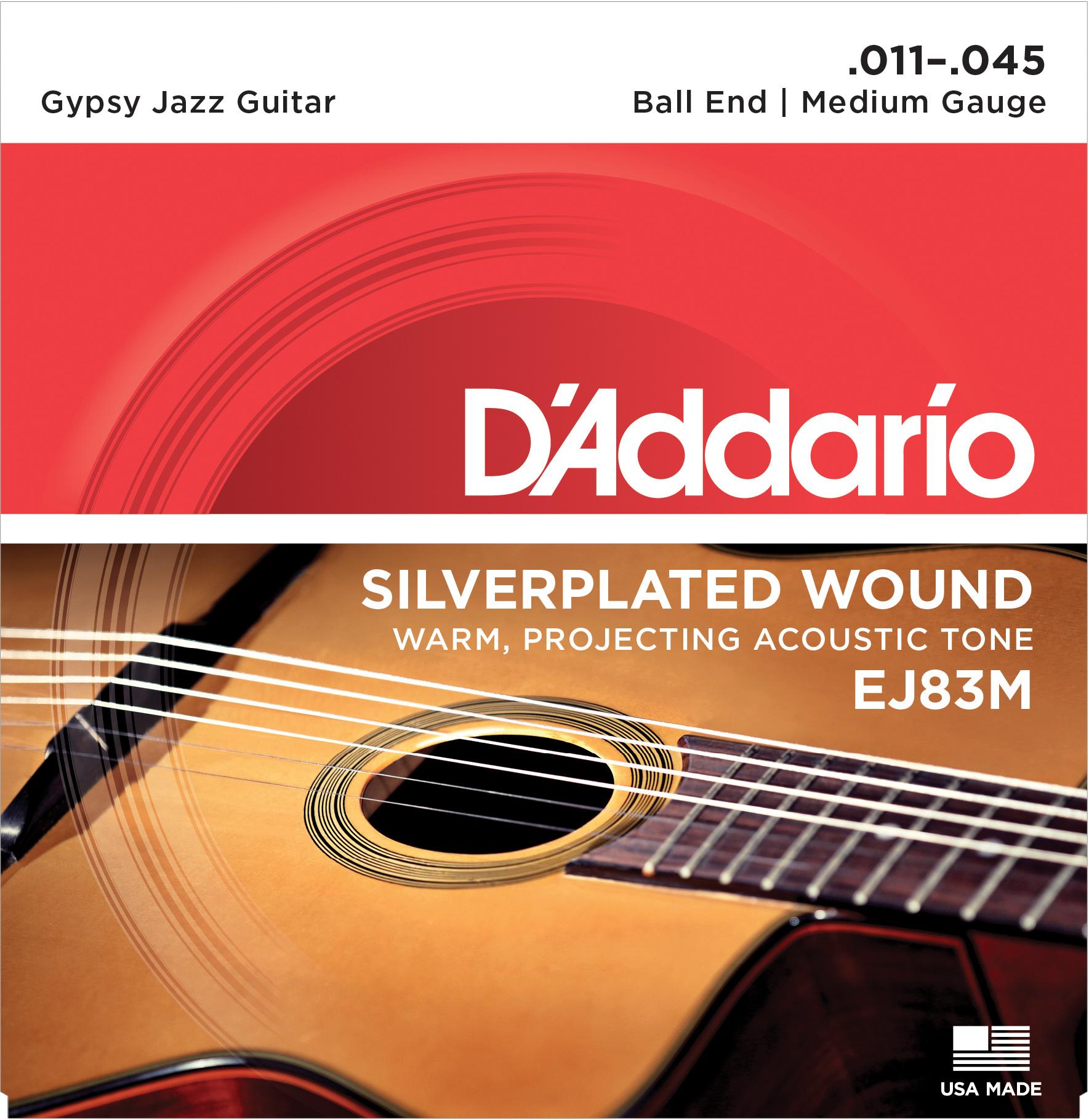 Струны для акустической гитары D'Addario EJ83M