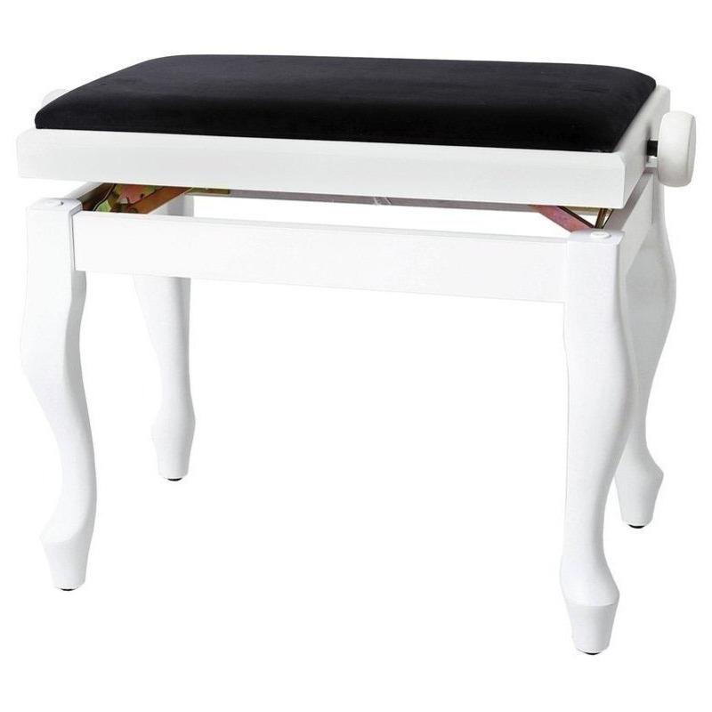 Банкетка GEWA 130340 Piano Bench Deluxe Classic White Matt