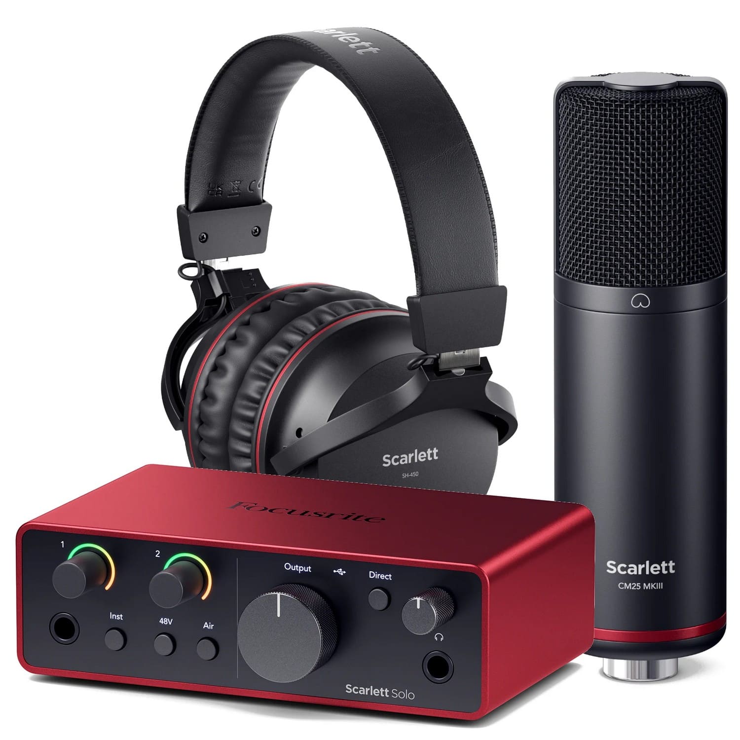 Аудиоинтерфейс FOCUSRITE Scarlett-Solo-Studio-4th