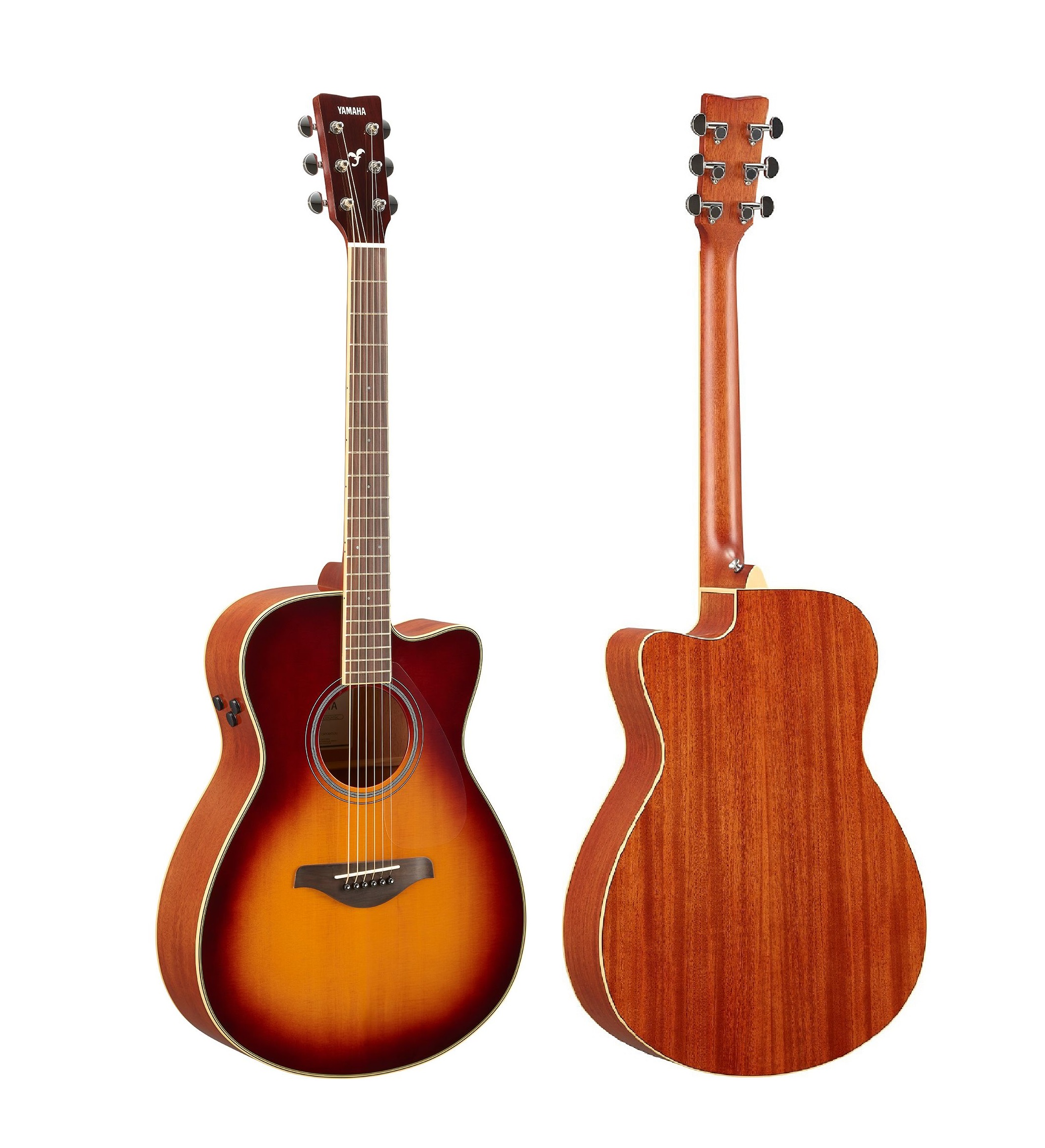 Трансакустическая гитара Yamaha FSC TA Brown Sunburst: магия звука без подключения