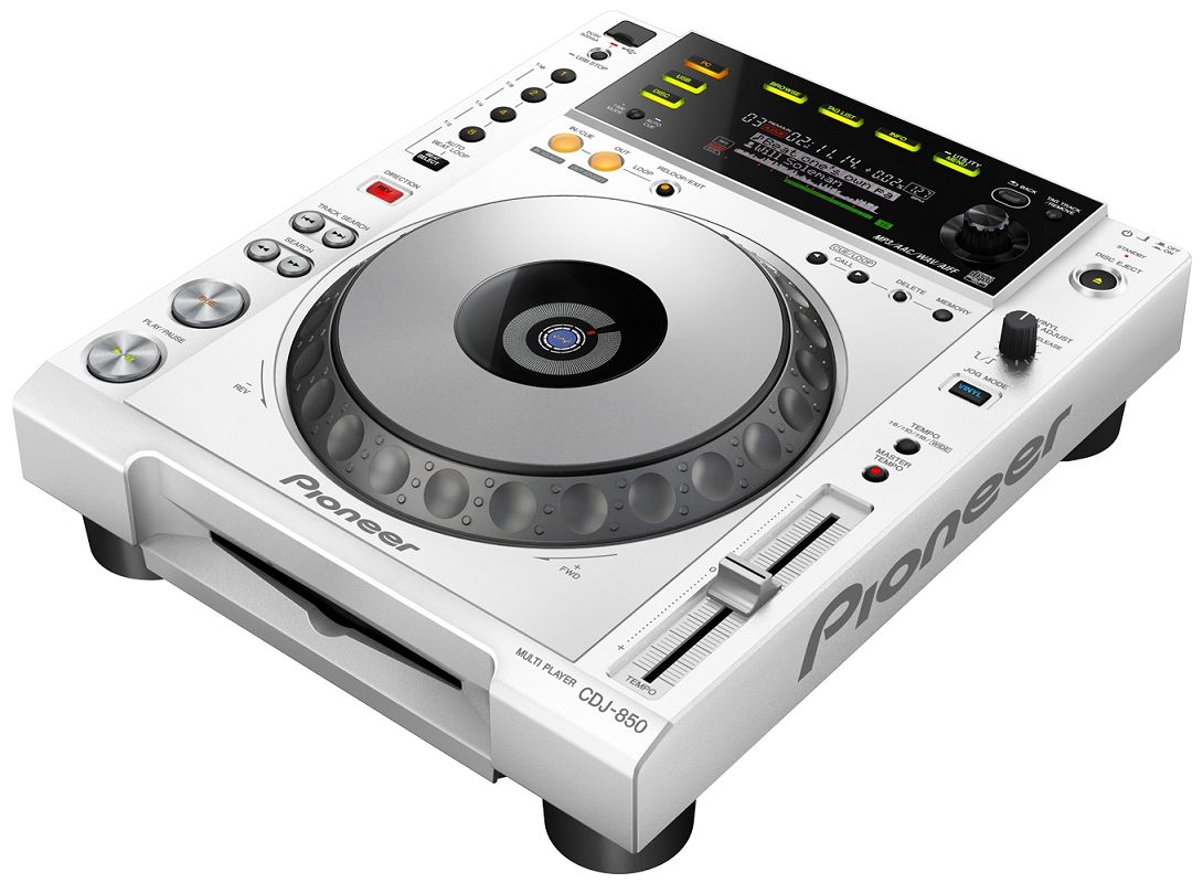 Комплект: Pioneer CDJ-850W х 2 + Pioneer DJM-850-W