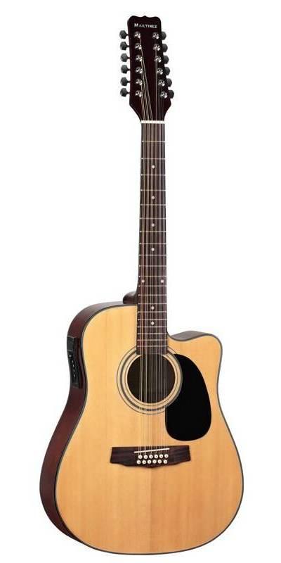 Двенадцатиструнная гитара MARTINEZ FAW-802-12 CEQ