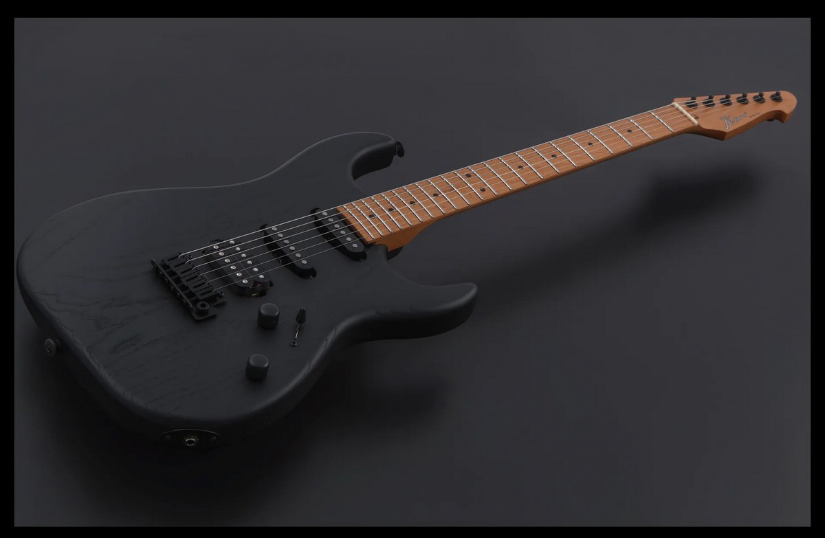 Электрогитара KEIPRO KS-Deluxe Ash-M S.S.H BK