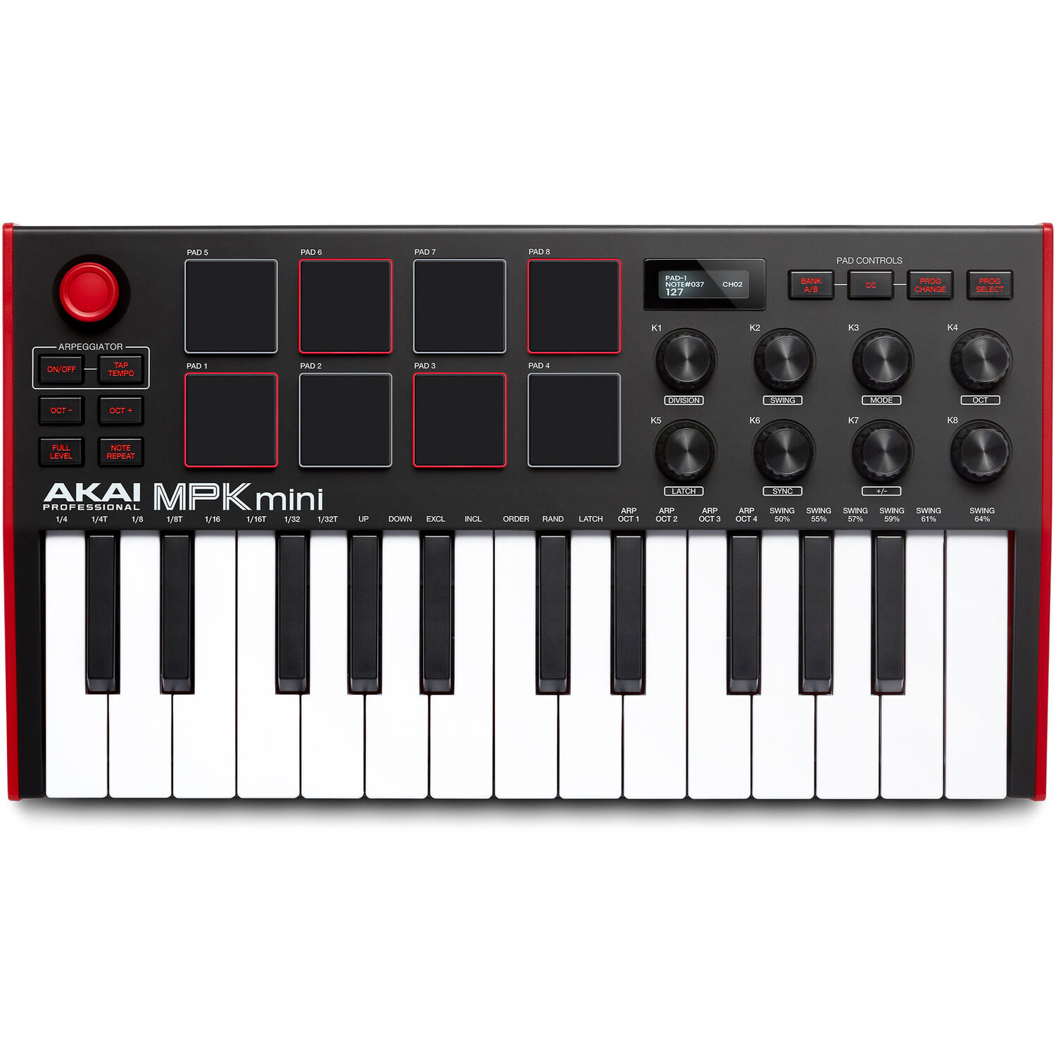 MIDI клавиатура Akai Pro MPK MINI MK3