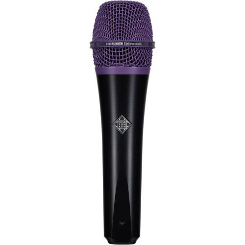 Динамический микрофон TELEFUNKEN M80 BLACK w/ PURPLE