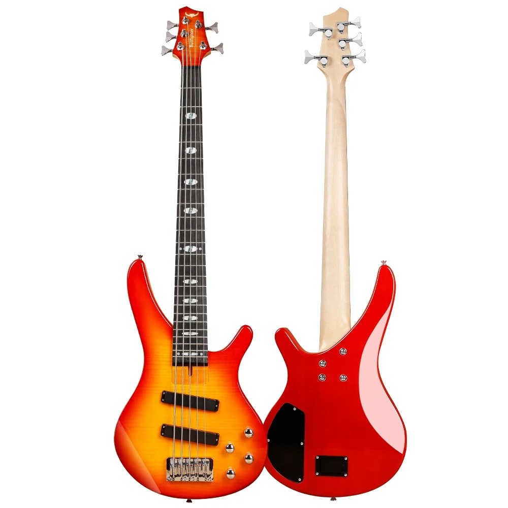 Бас-гитара BULLFIGHTER DB-5M Yellow