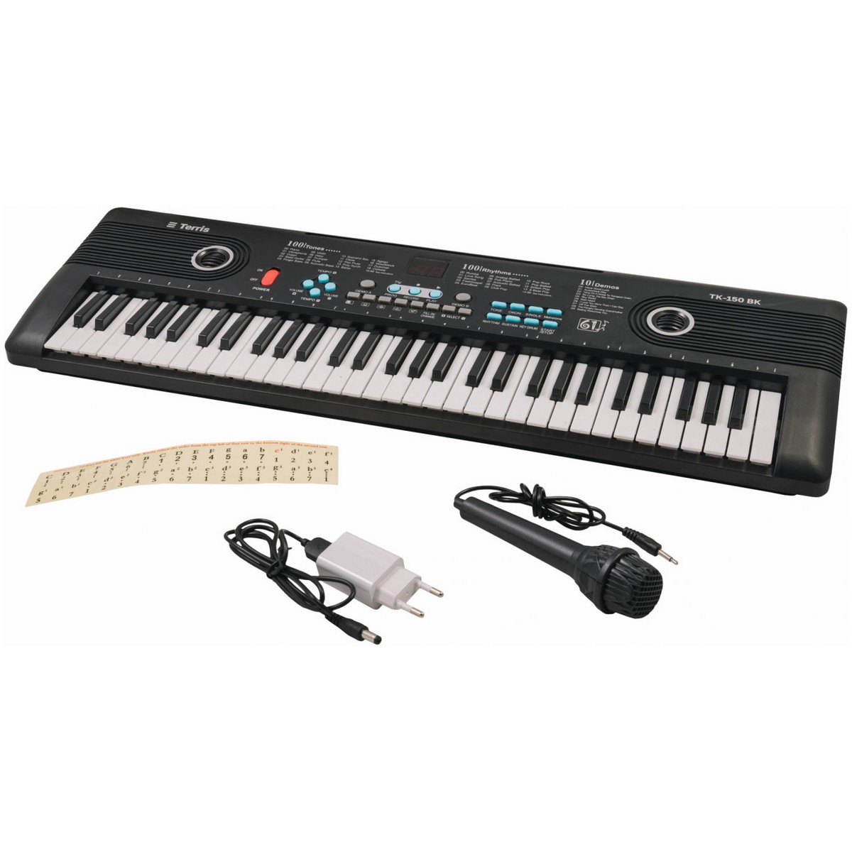 Синтезатор TERRIS TK-150 BK