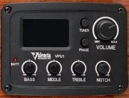 Электроклассическая гитара Valencia VC314CE