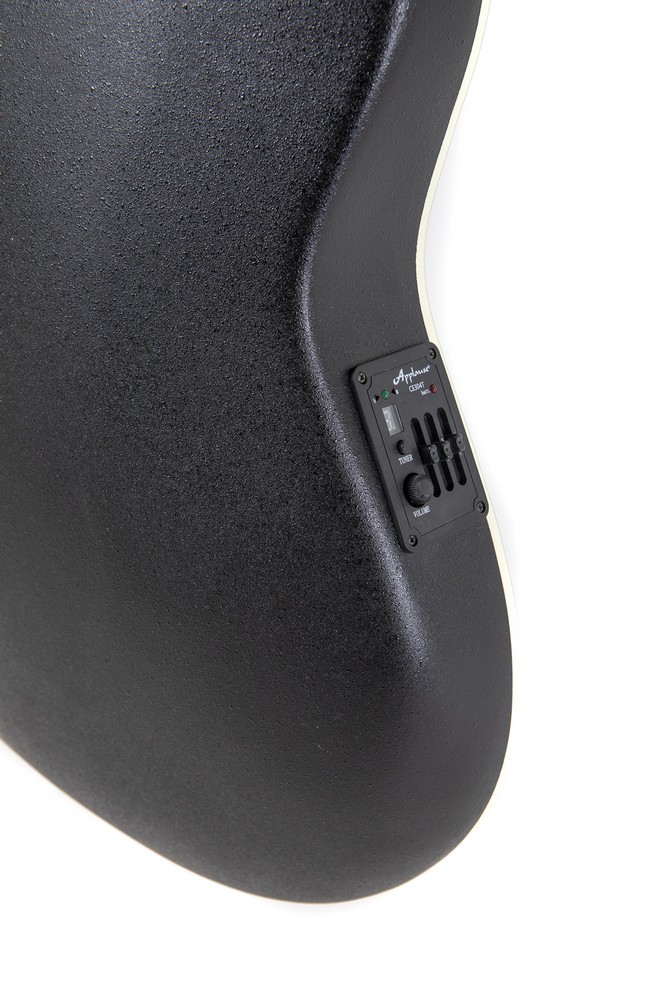 Электроакустическая гитара APPLAUSE AB28-5S Super Shallow Bowl Cutaway Black Satin