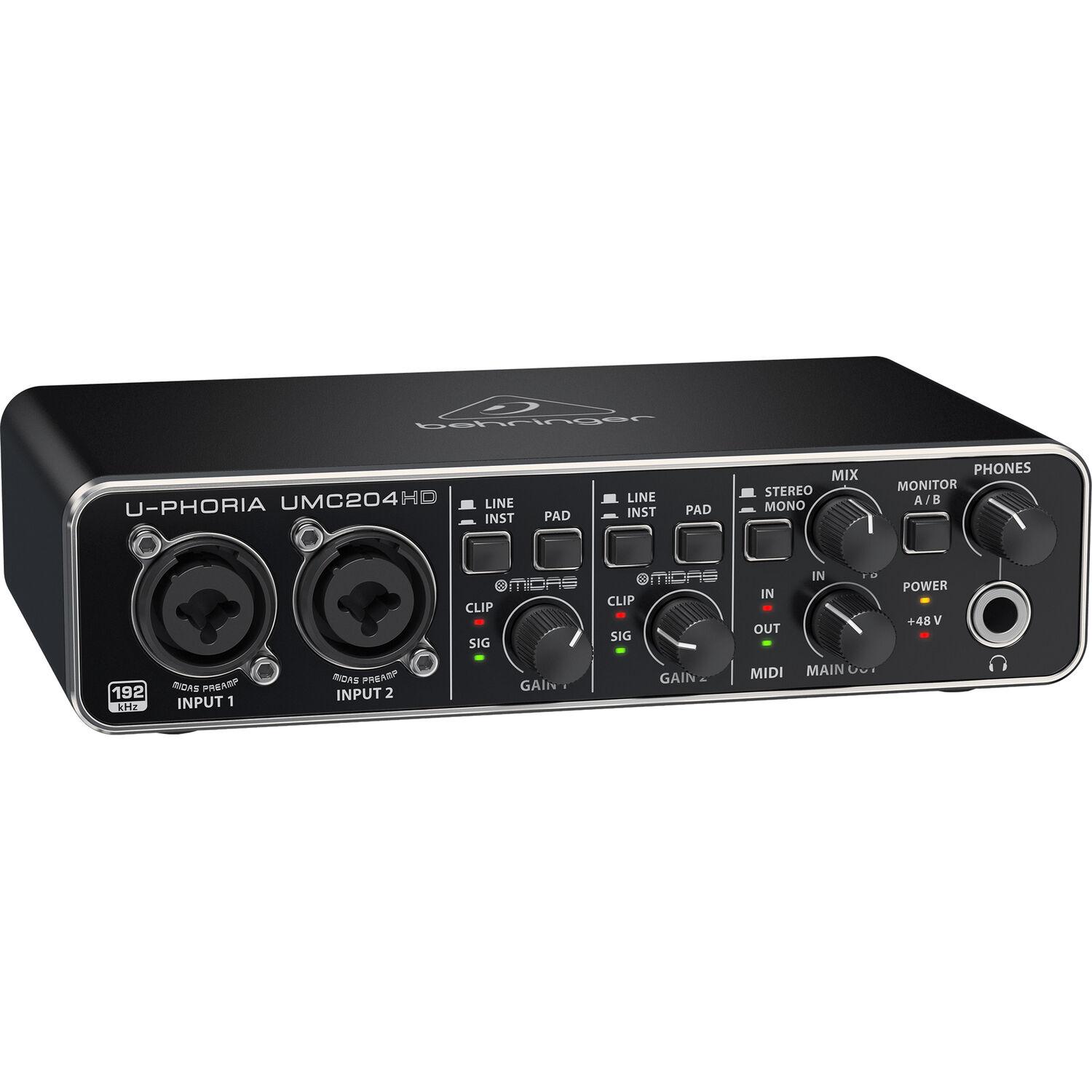 Аудиоинтерфейс Behringer UMC204HD