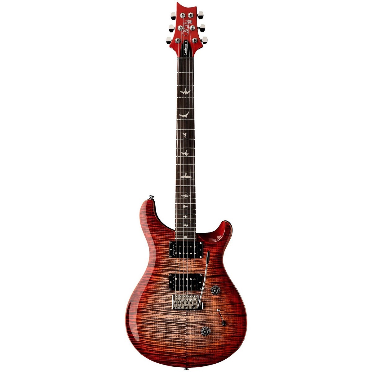 Электрогитара PRS SE Custom 24 Charcoal Cherryburst