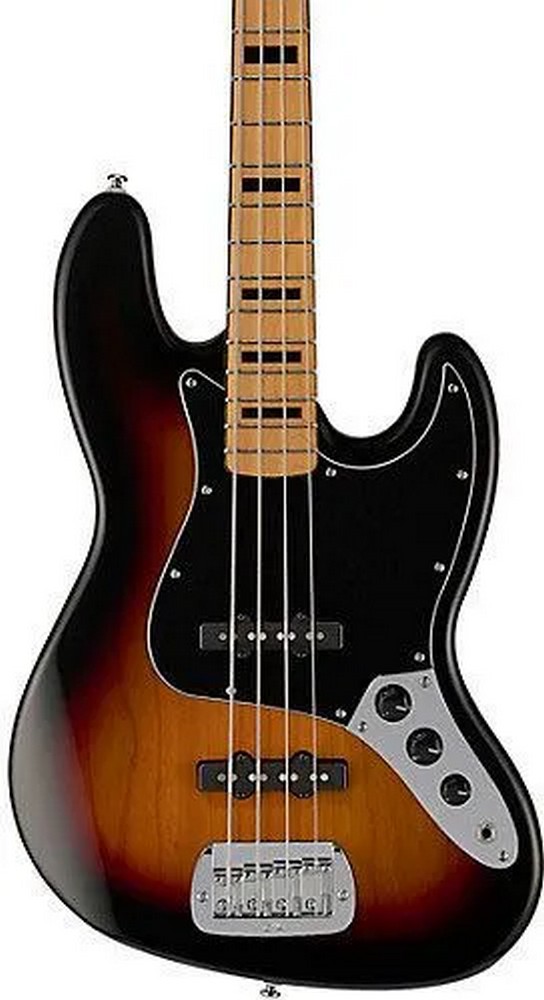 Бас-гитара G&L Tribute JB 3-Tone Sunburst MP Ash Poplar