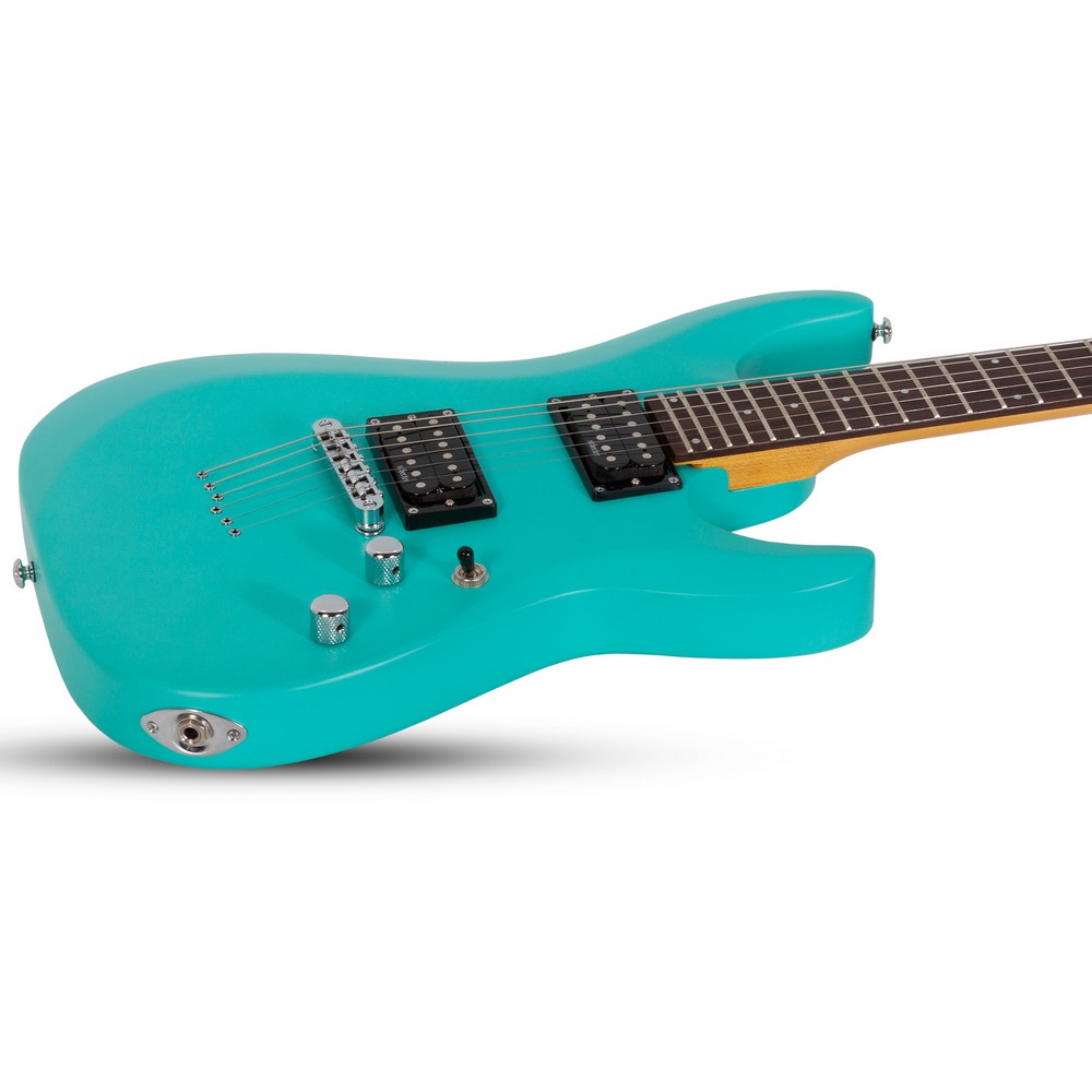 Электрогитара Schecter C-6 Deluxe SAQ Satin Aqua