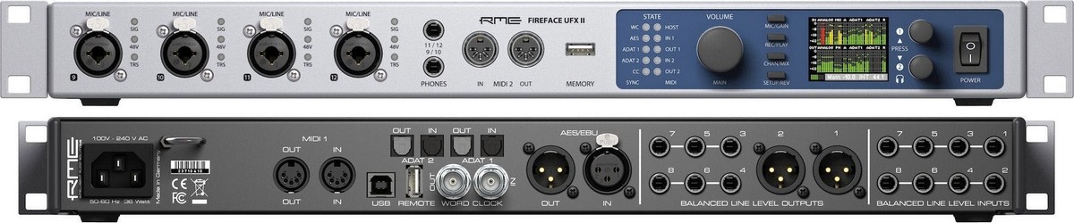 Аудиоинтерфейс RME Fireface UFX II